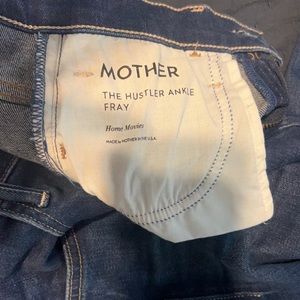 Mother Denim: Home Movies The Hustler Ankle Fray; kick flare